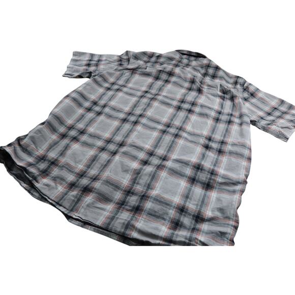 Carhartt Relaxed- Fit Gray Plaid Button Up Men's Shirt XL - Picture 6 of 8